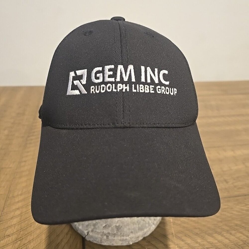 GEM INC RUDOLPH LIBBE GROUP hat fitted black cap - size S/M